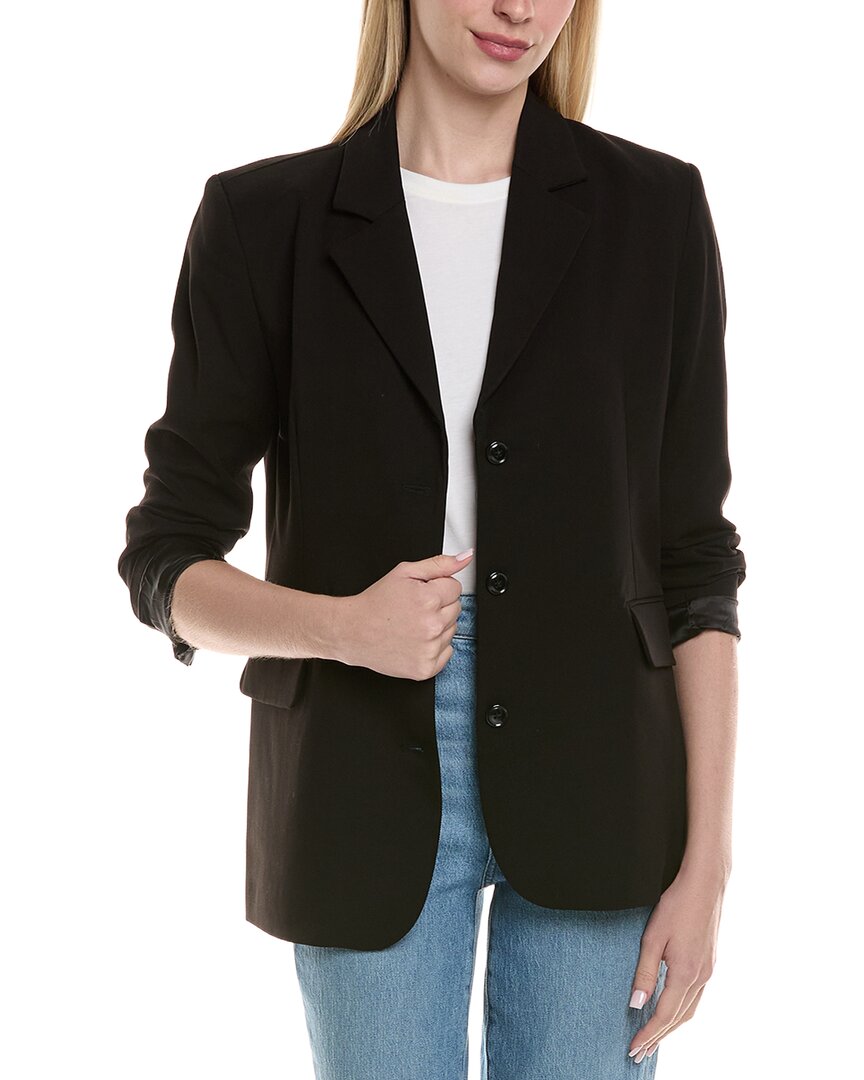 Chaser Stretch Suiting Chalette Jacket In Black
