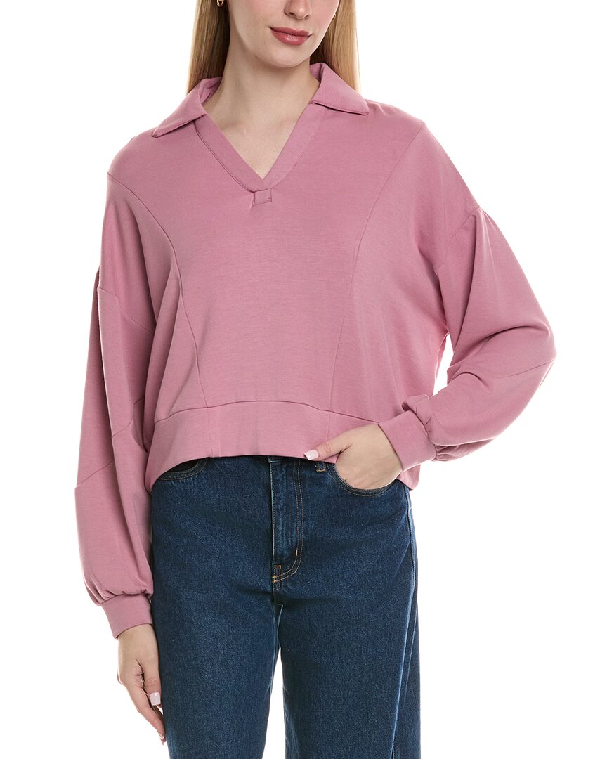 Chaser Pillow Fleece Ft. Worth Pullover In Pink