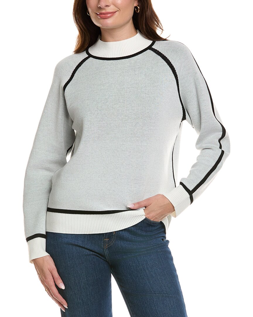 Fate Wool-blend Mock Neck Sweater In Brown
