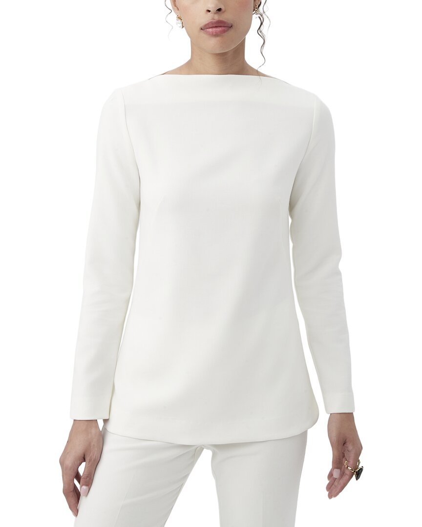 Trina Turk Legend 2 High-neck Top In White