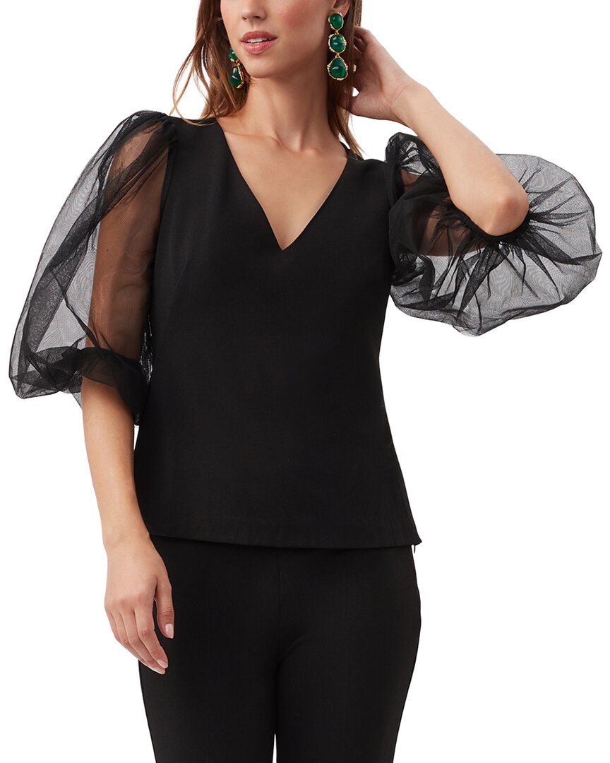 Trina Turk Lilith Top In Black