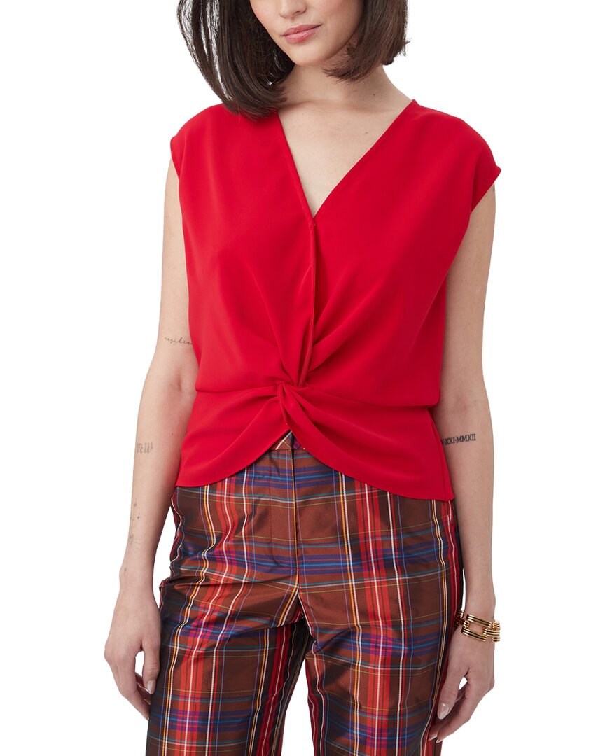 Trina Turk Swan Top In Red