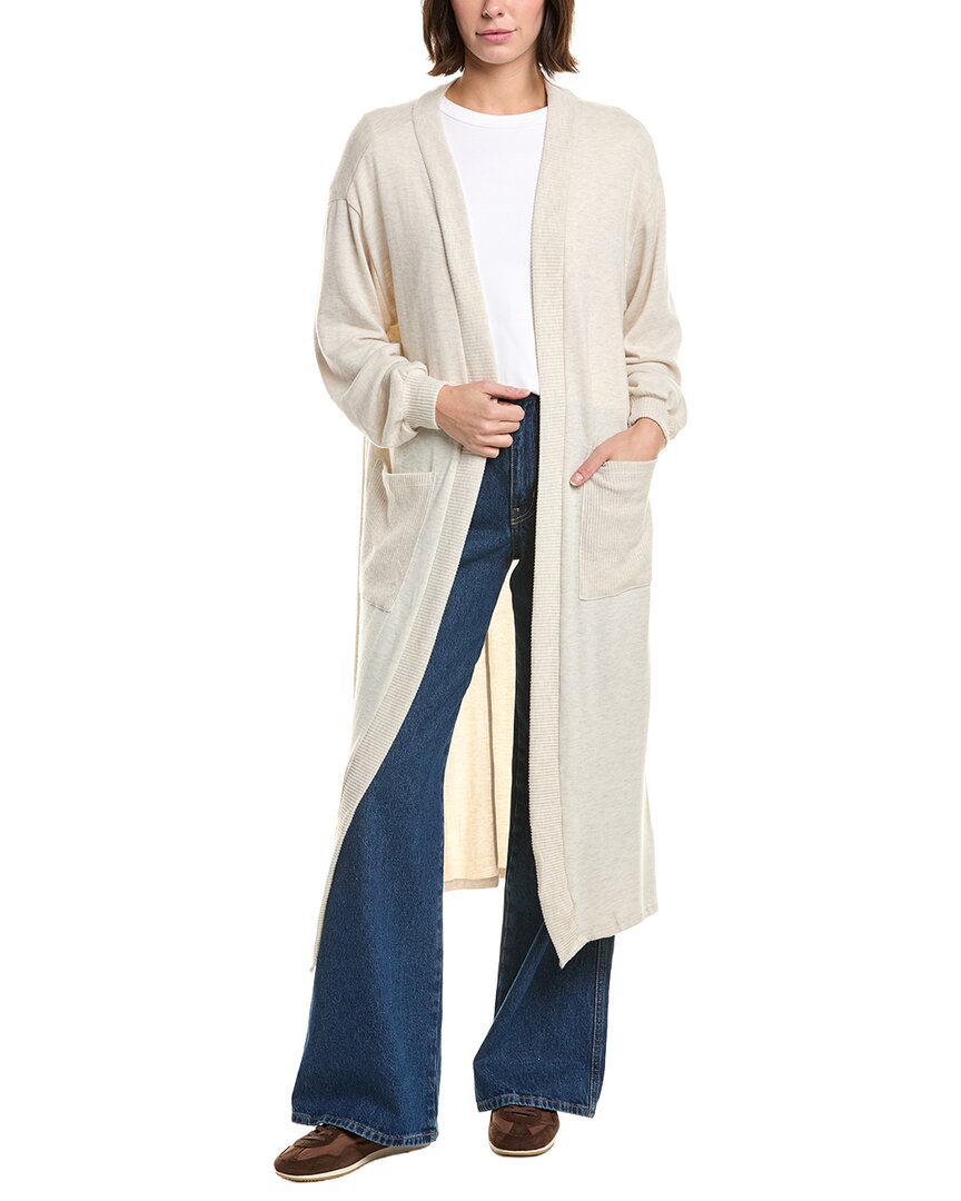 Project Social T On My Way Brushed Cardigan In Brown