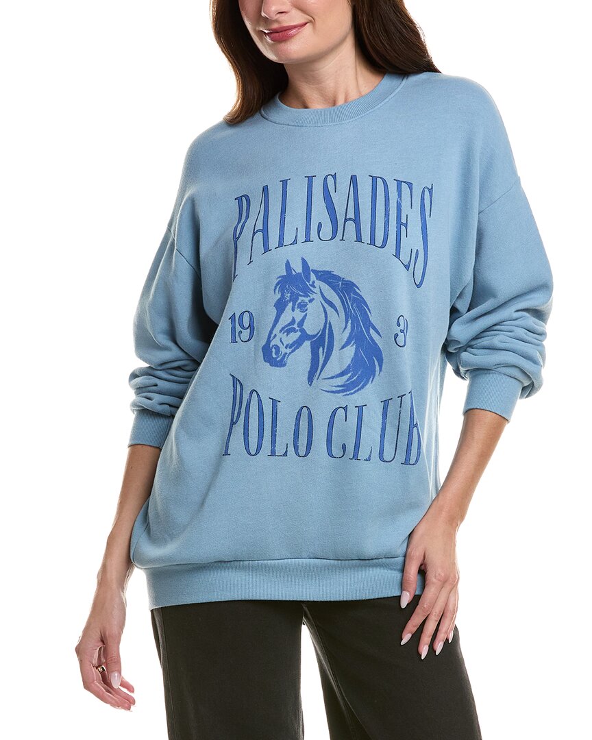 Project Social T Palisades Polo Club Sweatshirt In Blue