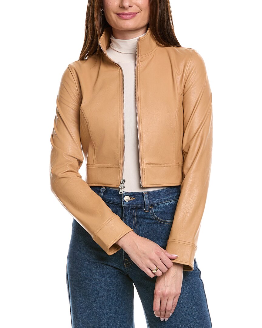 Commando ® Crop Biker Jacket In Animal Print