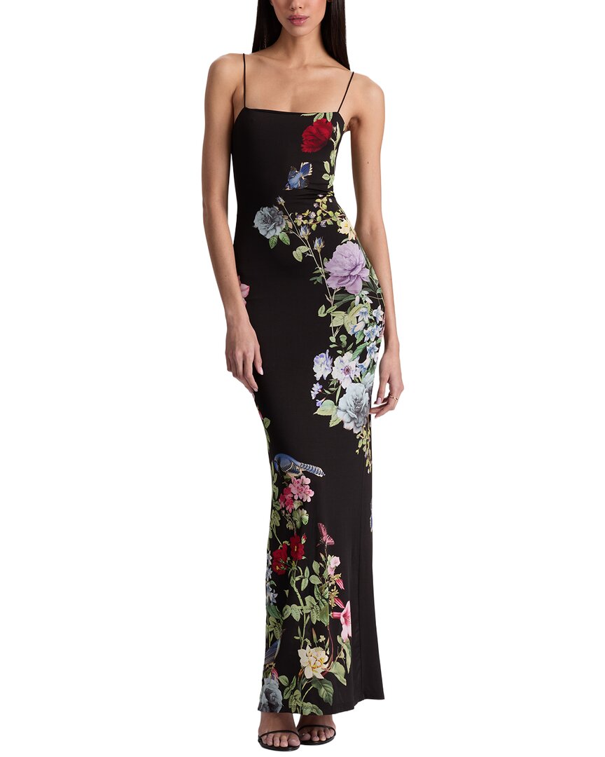 Alice And Olivia Fifi Maxi Dress In Animal Print
