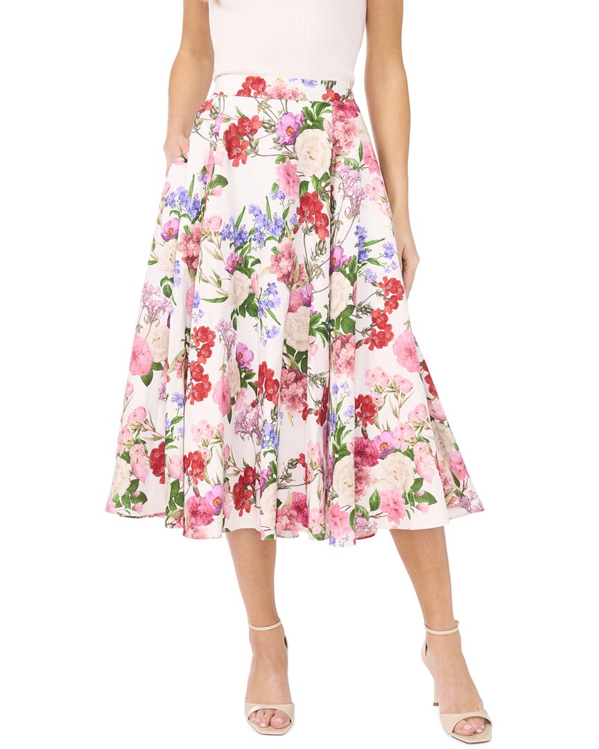 Ted Baker Ida Linen Midi Circle Skirt