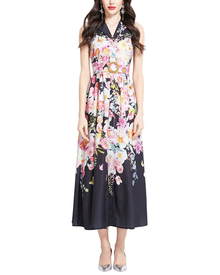 Elaine Midi Dress In Black