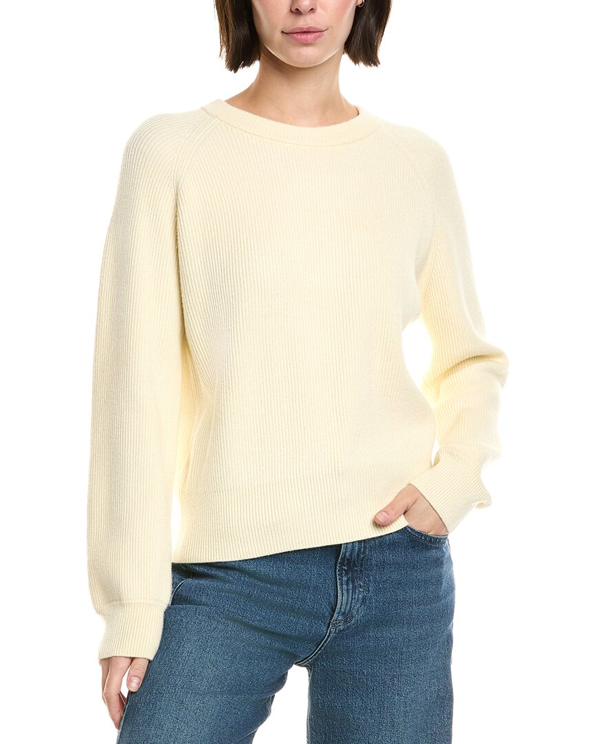 Femme Society Ribbed Sweater In Yellow