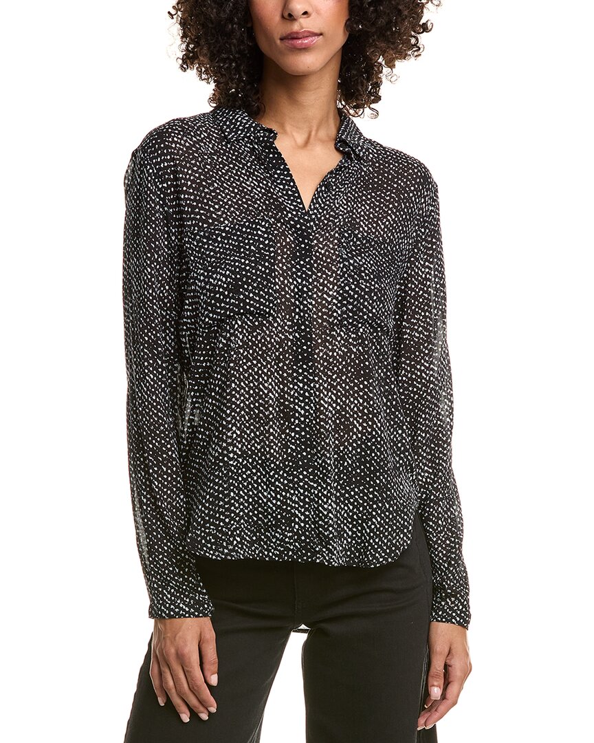 Bella Dahl Hipster Shirt In Black