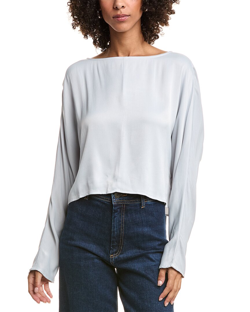 Bella Dahl Dolman Sleeve Blouse In Silver