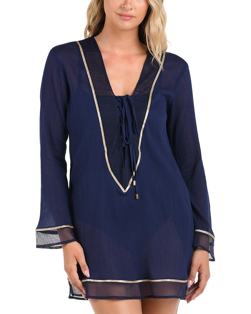 La Blanca Tunic Coverup In Blue