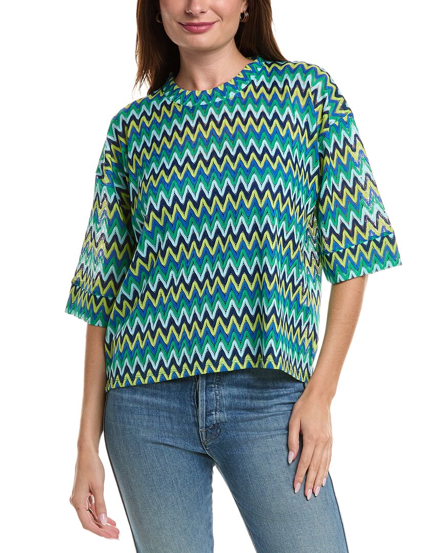 Johnny Was Arden Oversized Blouse In Green