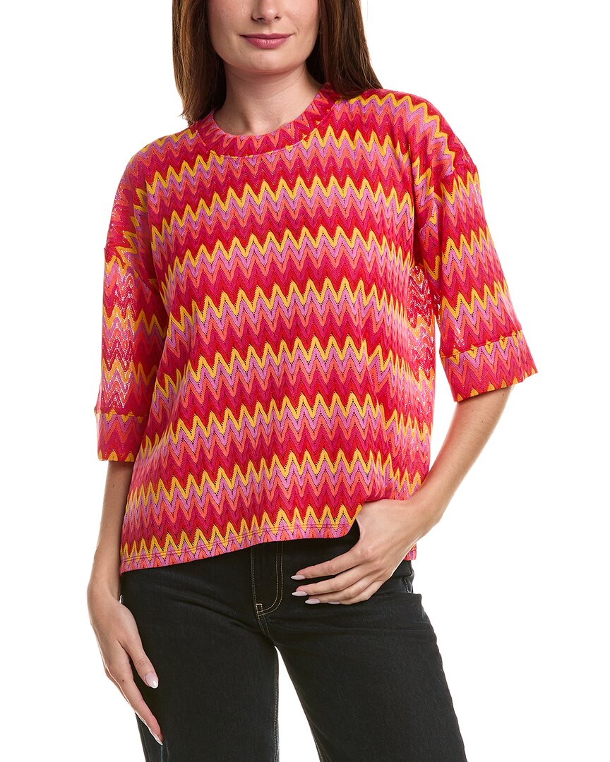 Johnny Was Arden Oversized Blouse In Red