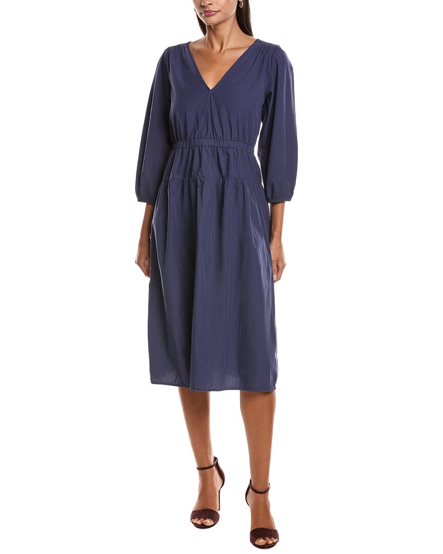 Nation Ltd Graciela Gathered Dress In Blue