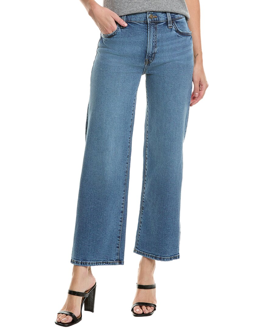 Hudson Jeans Rosalie High-rise Alcott Wide Leg Ankle Jean In Blue