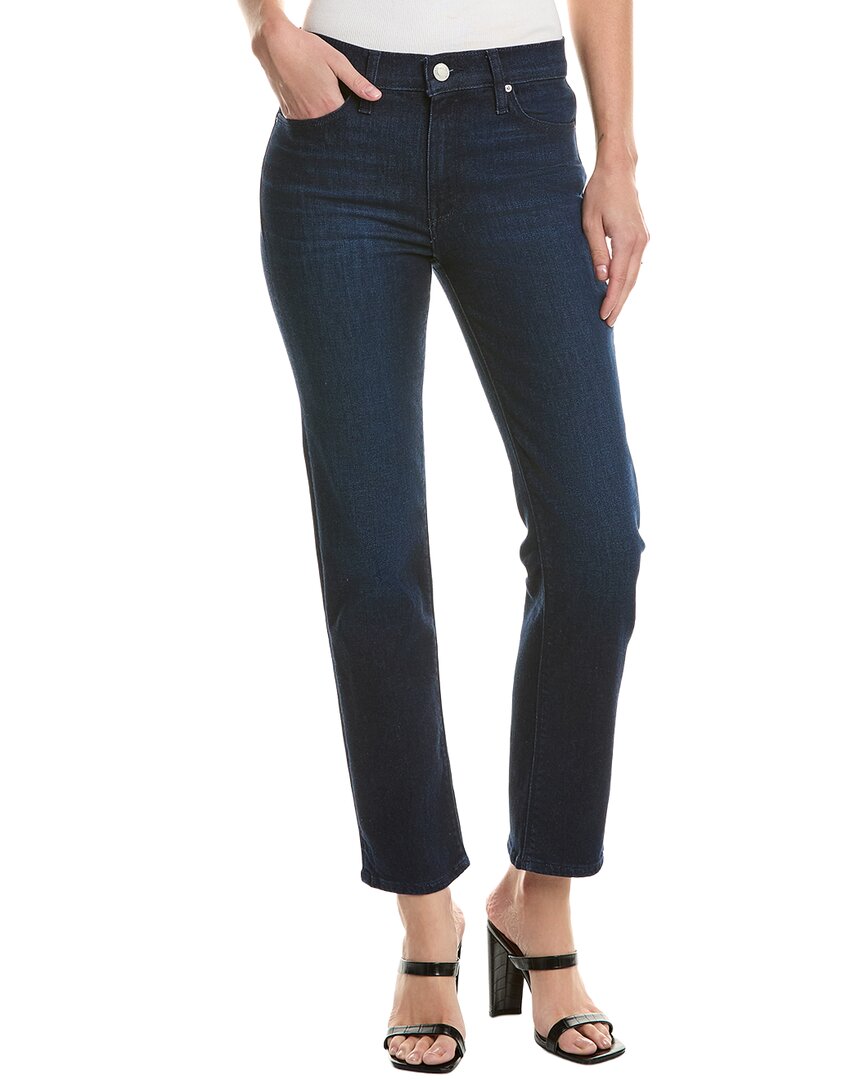 Hudson Jeans Nico Mid-rise Rescue Straight Ankle Jean In Blue