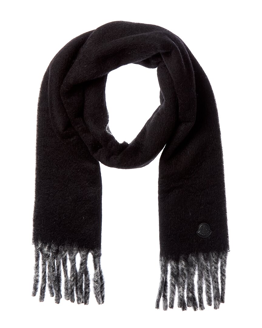 Moncler Alpaca & Wool-blend Scarf In Metallic