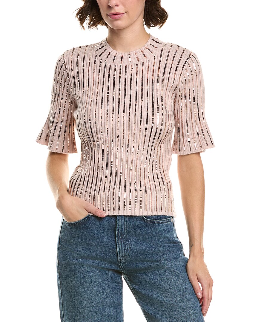 Design History Knit Top In Pink