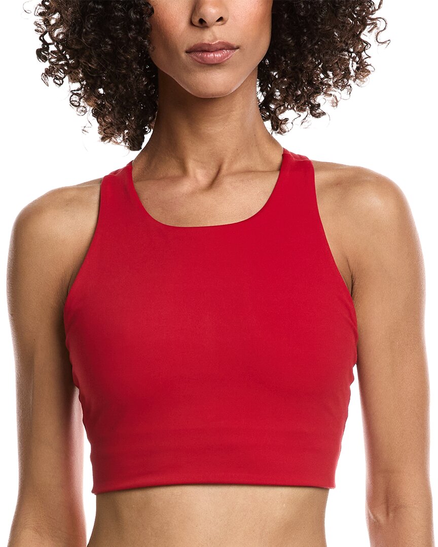 Spiritual Gangster Laurel Longline Bra In Red
