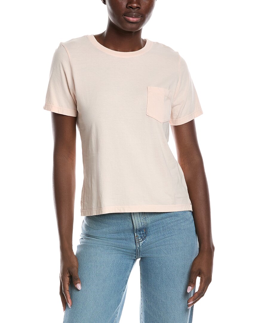 Electric & Rose Pocket T-shirt In Neutral