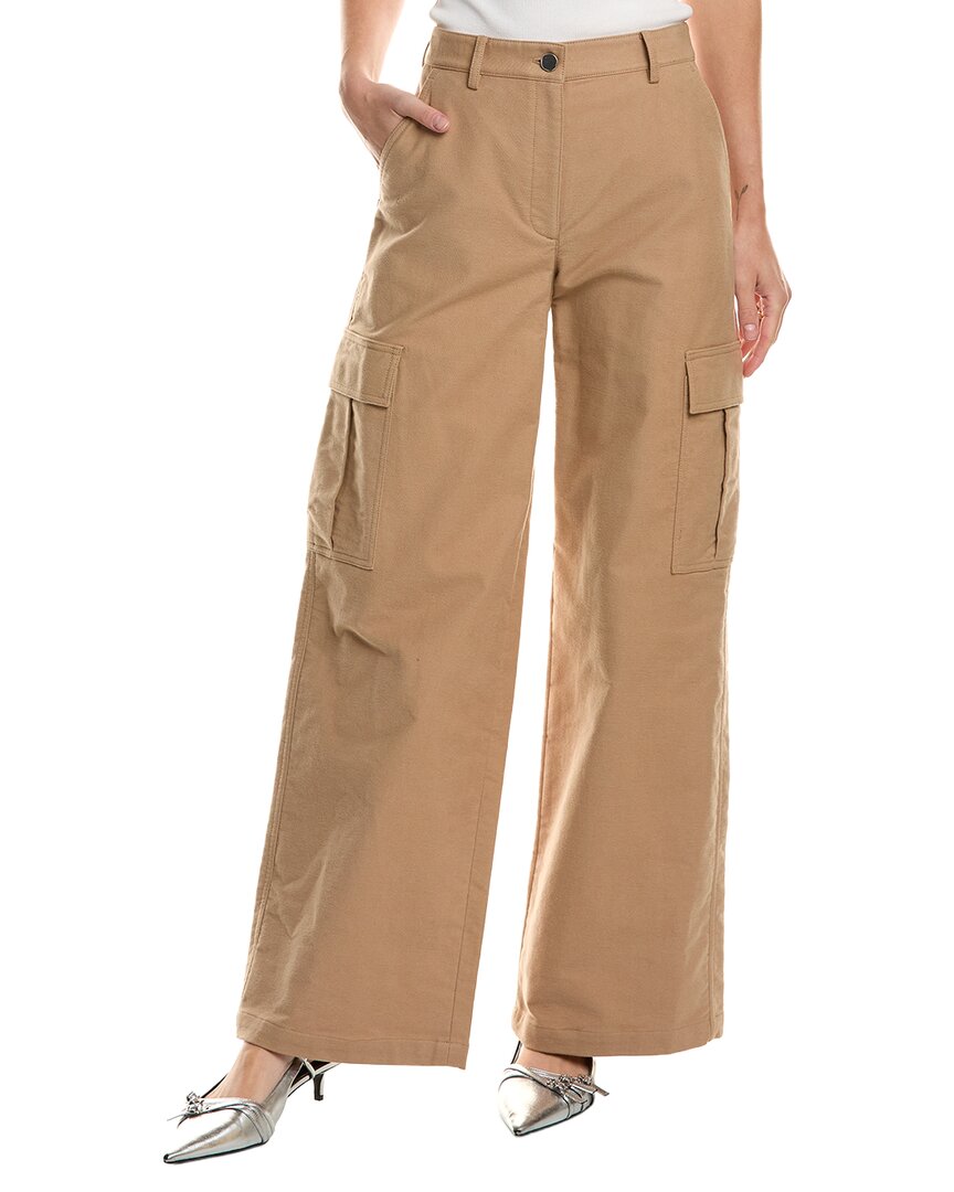 Theory Relax Cargo Pant In Gold