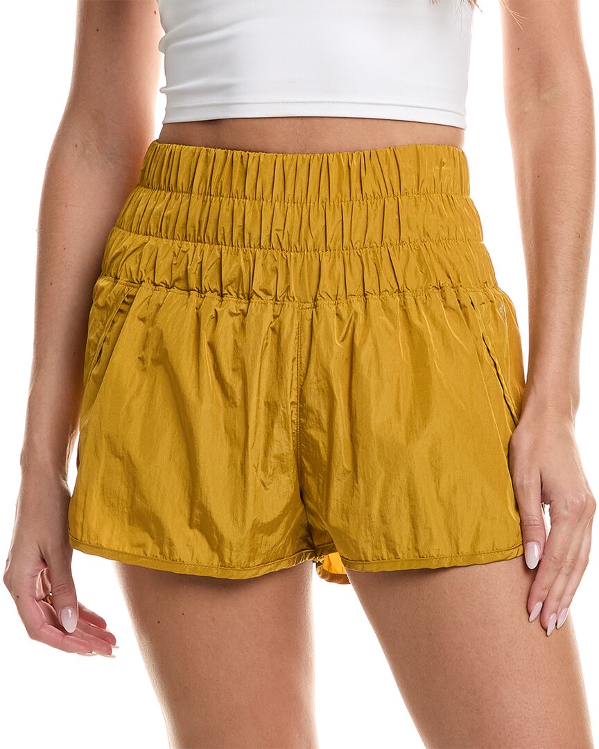 Free People Movement The Way Home Short In Gold