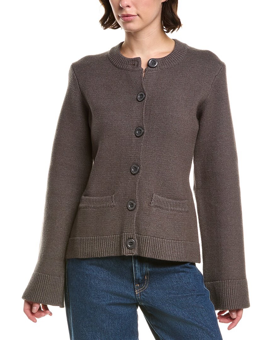 Elan Cardigan In Brown