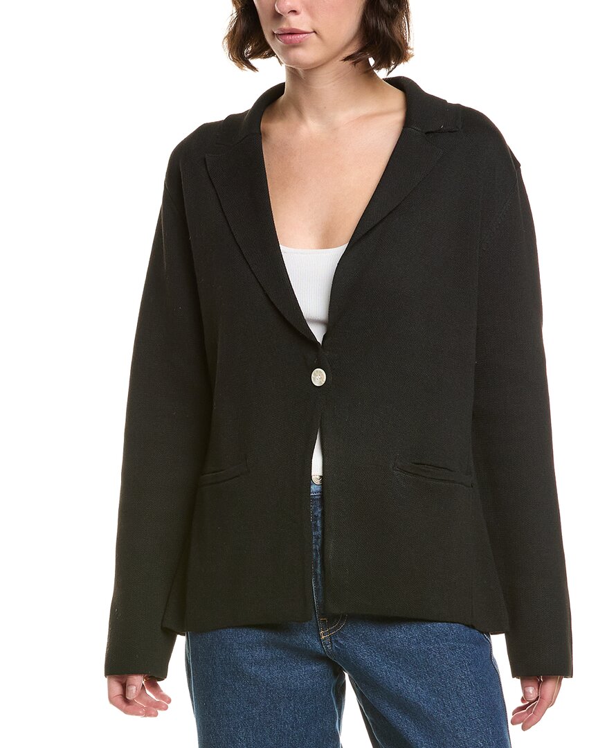 Elan Blazer Sweater In Black