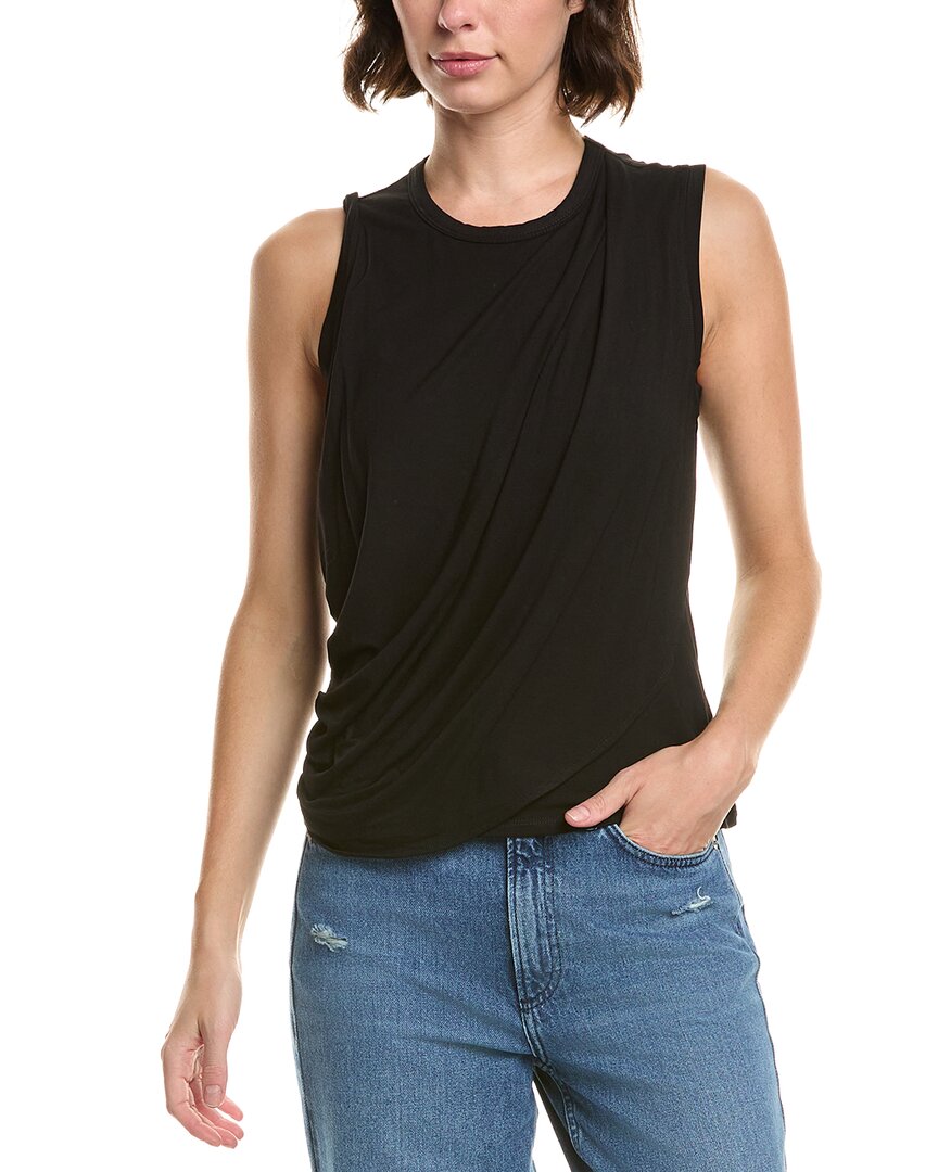 Elan Balloon Sleeve Blouse In Black