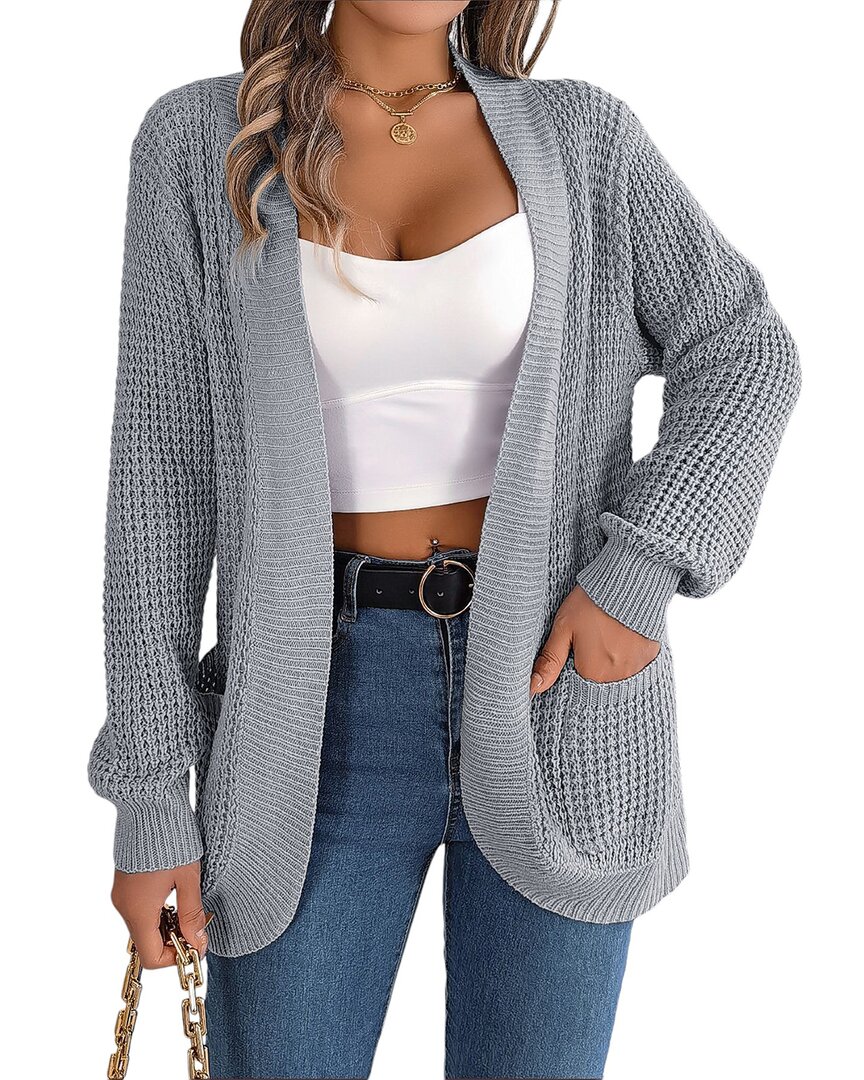 Lily Kim Cardigan In Gray