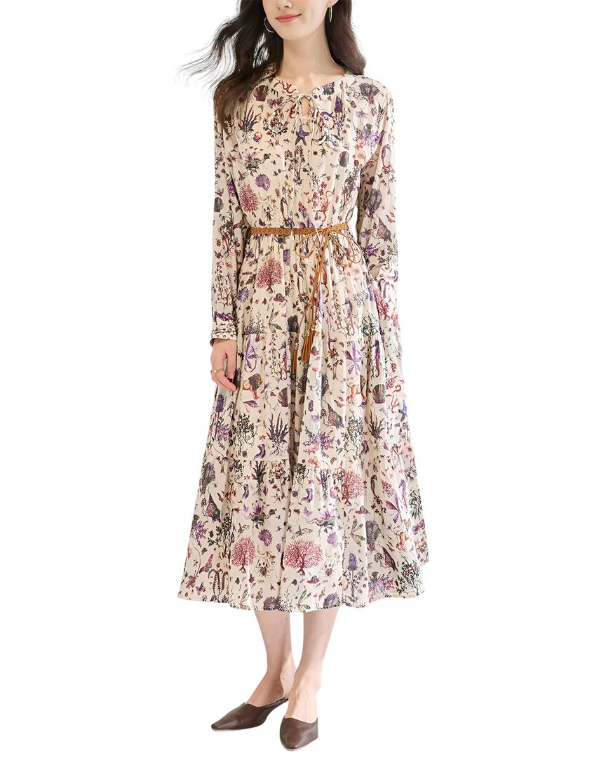 Leon Gori Midi Dress In Multi