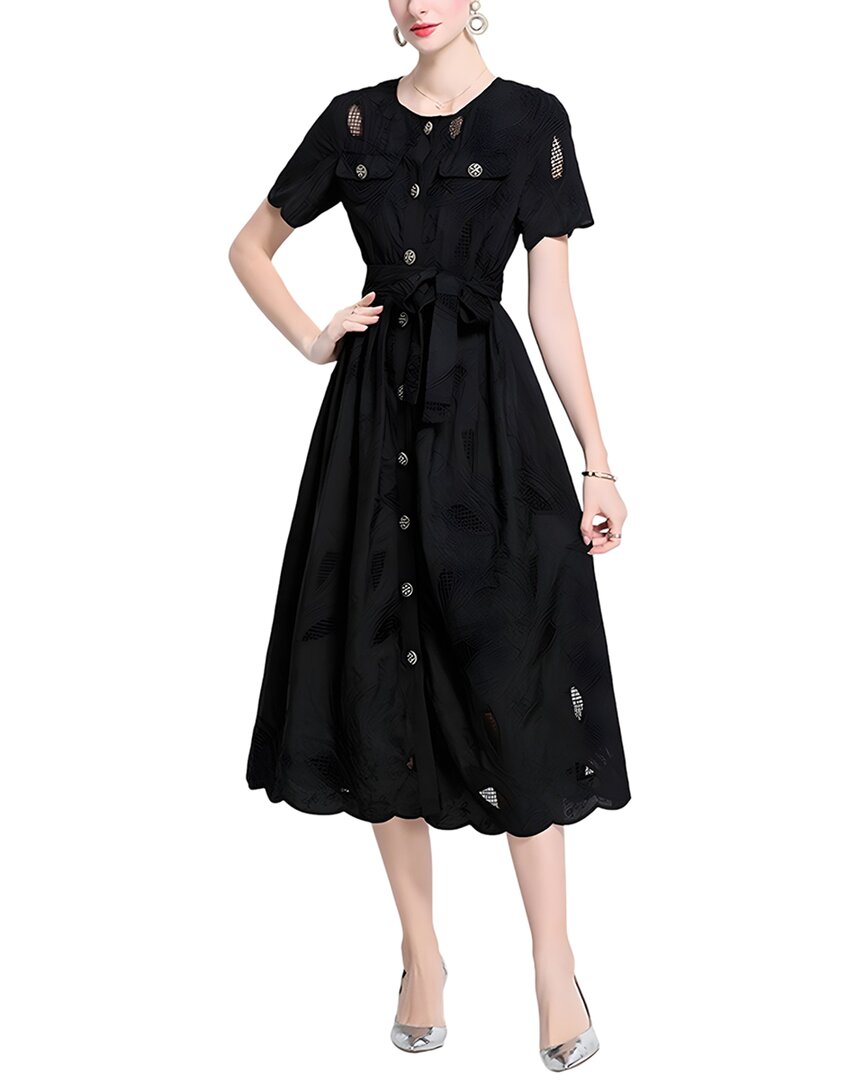 Teodora Midi Dress In Black