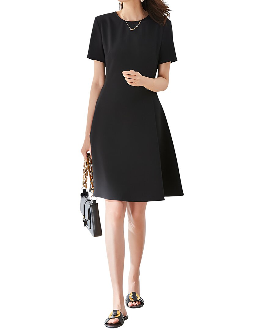 Leon Gori Midi Dress In Black