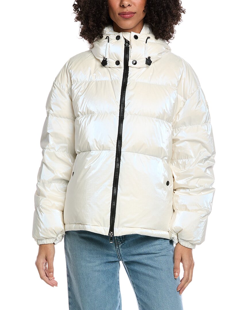 Moncler Moselotte Down Jacket In Animal Print