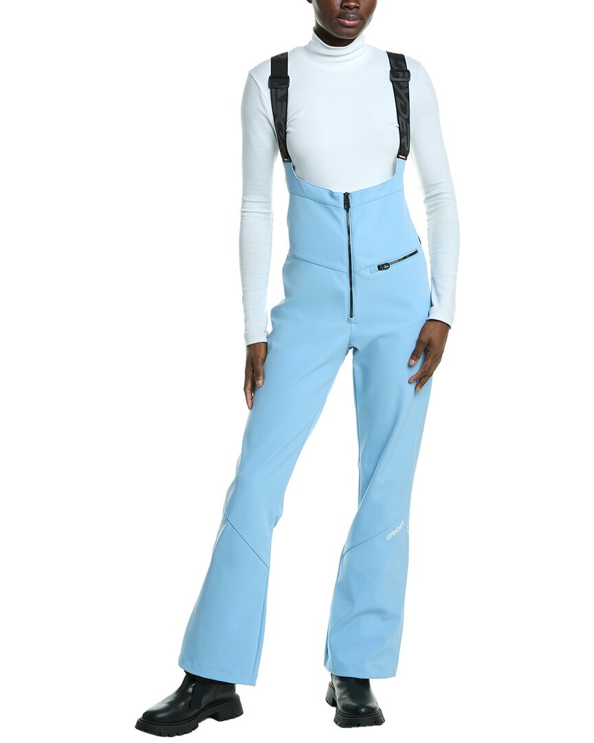 Spyder Strutt Bib Softshell Overall In Blue