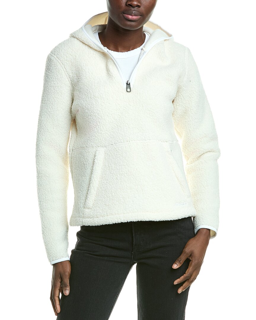 Spyder Cloud Fleece Hoodie In White