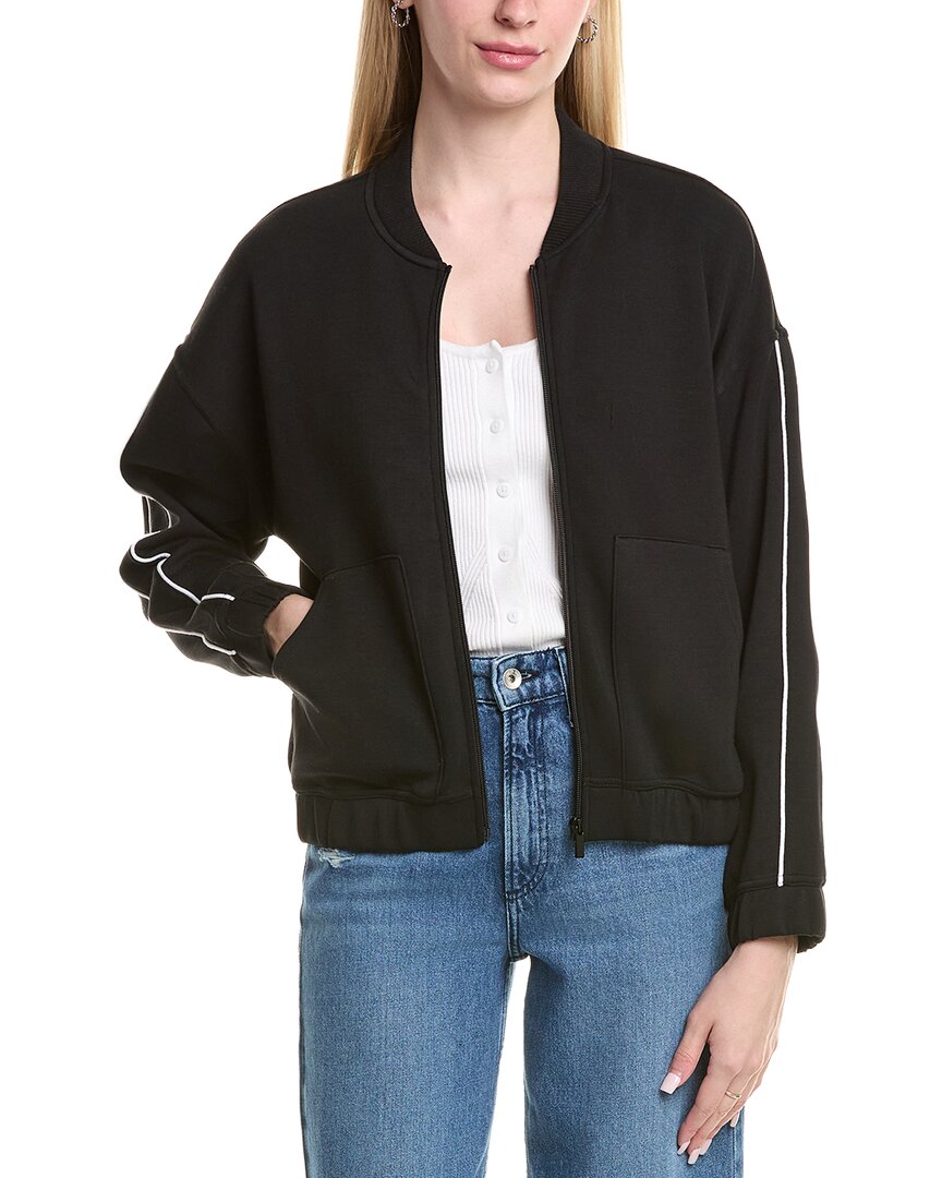 Z Supply On Track Oversized Jacket In Black