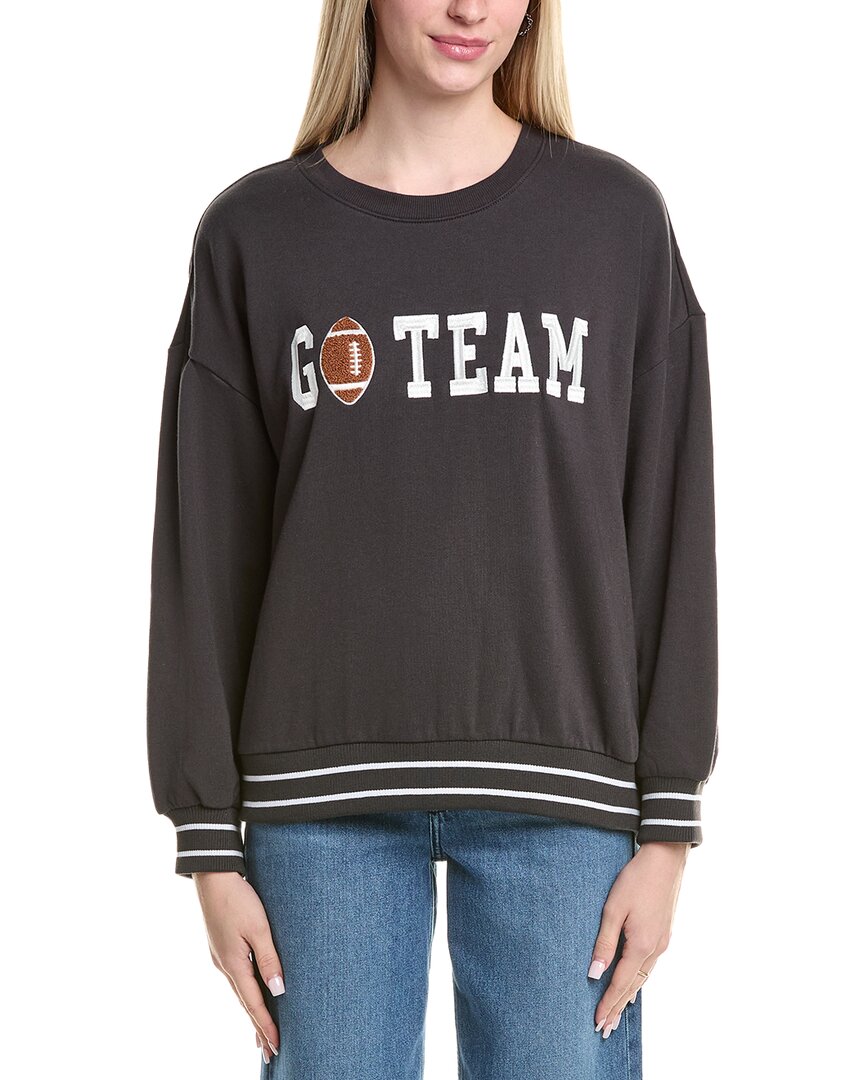 Z Supply Go Team Sweatshirt In Black