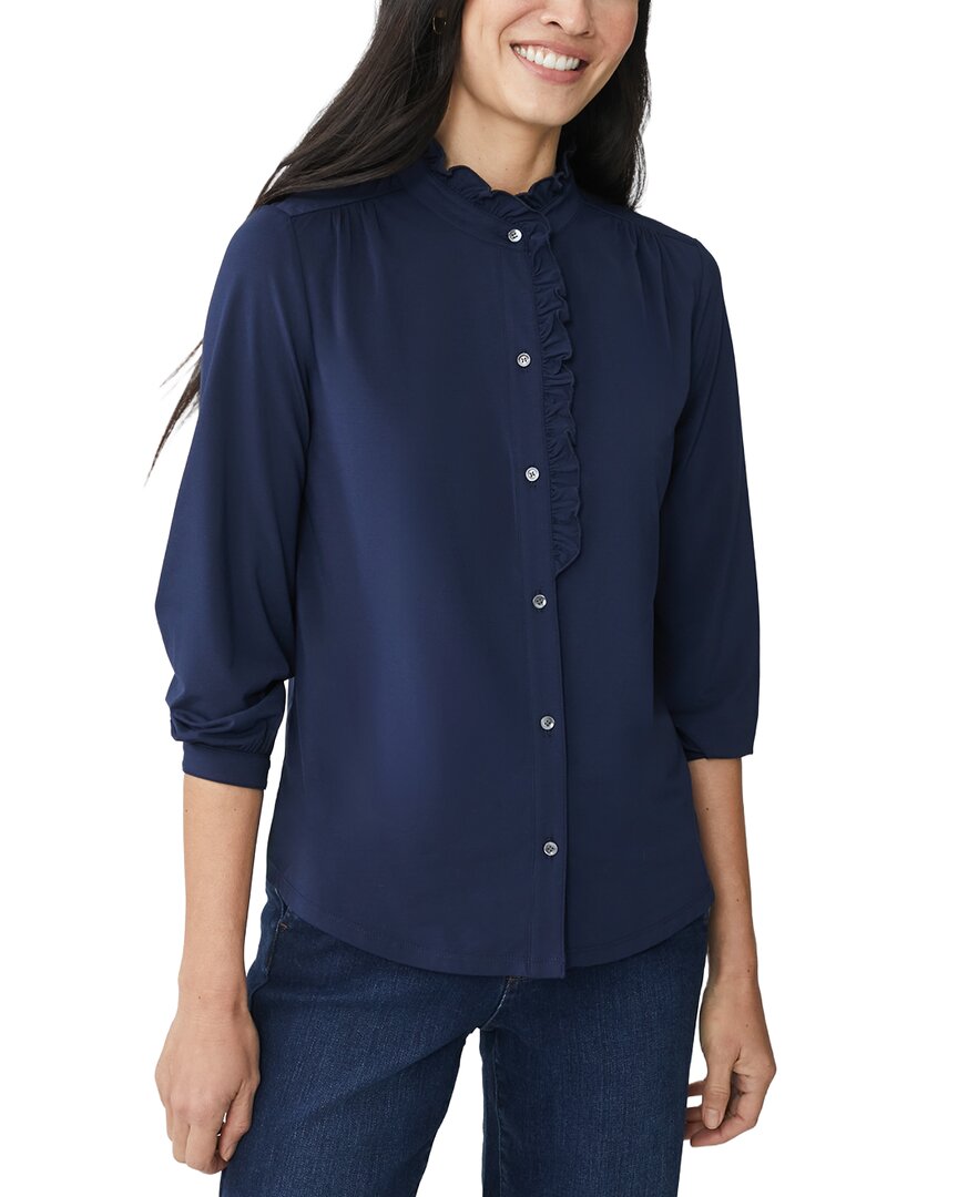 J.mclaughlin Daniele Top In Blue