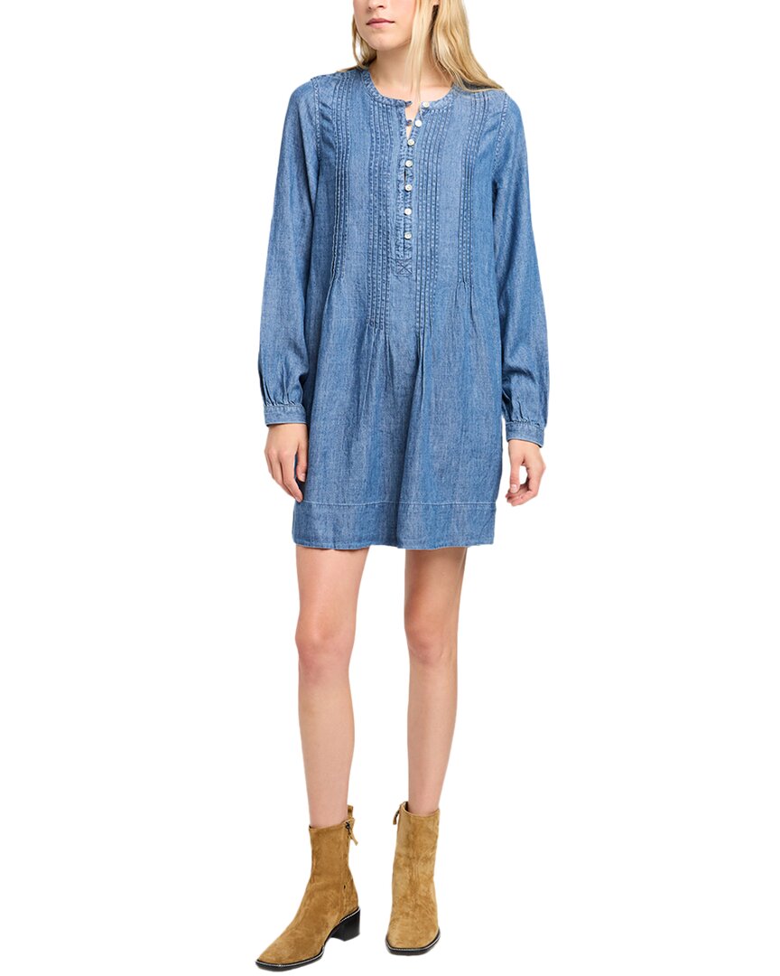 Faherty Linen Tried And True Isha Dress In Brown