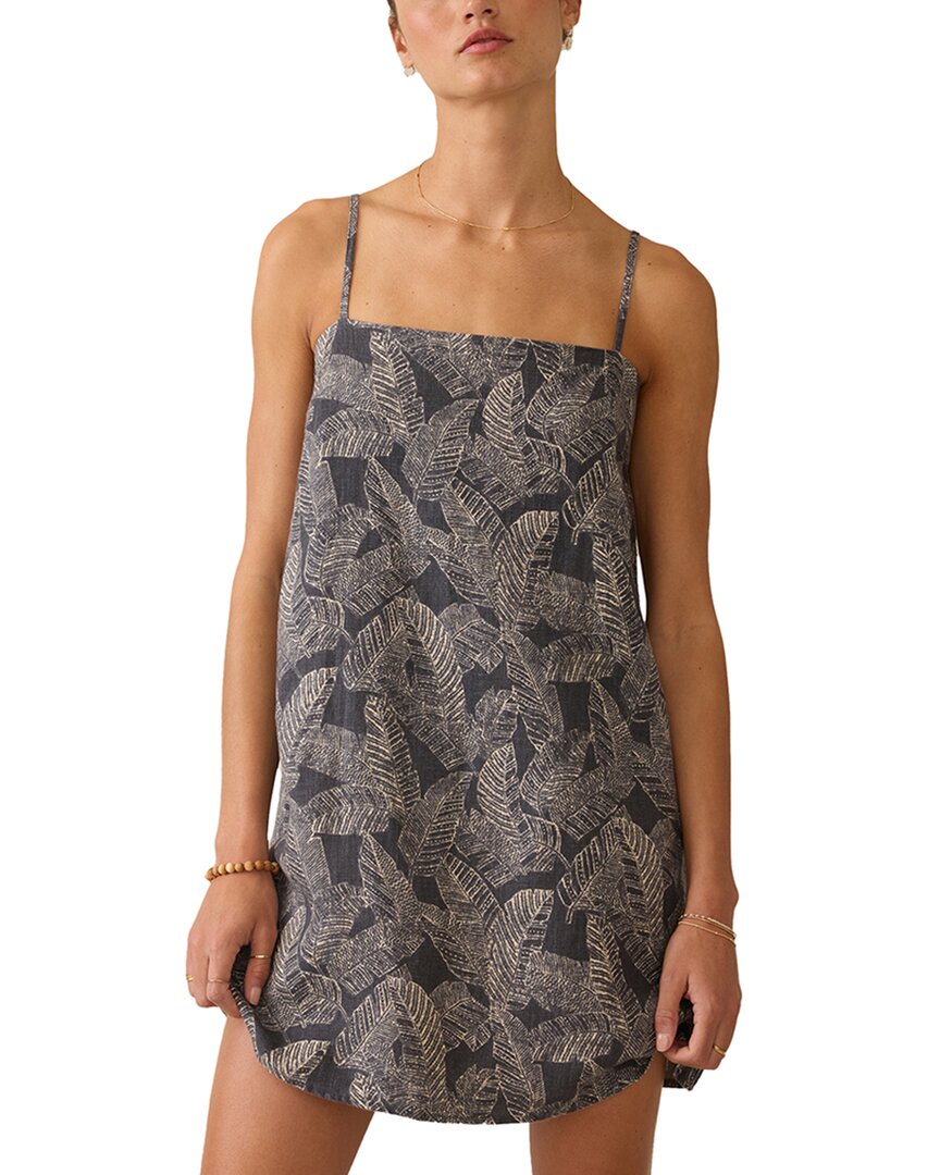 Faherty Linen Byron Bay Dress In Multi