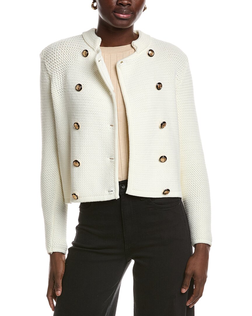 Ba&sh Louman Cardigan In White