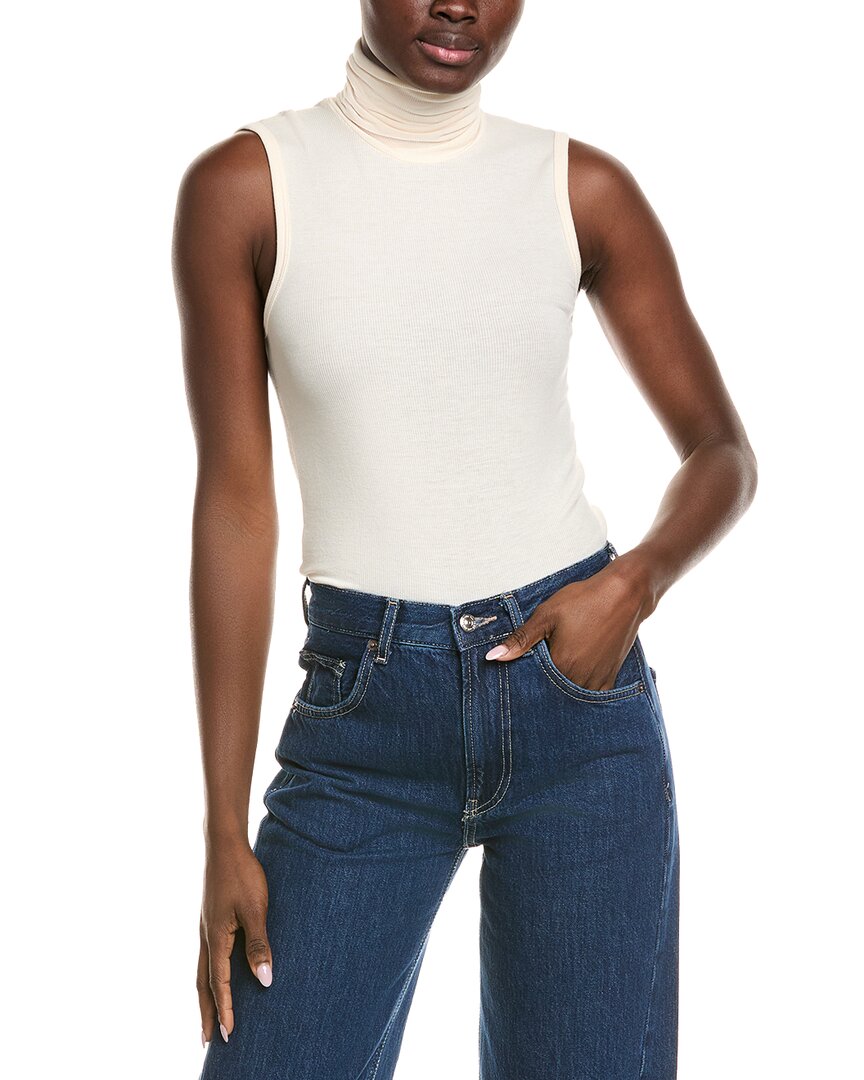 Atm Anthony Thomas Melillo Ribbed Tank Top In Neutral
