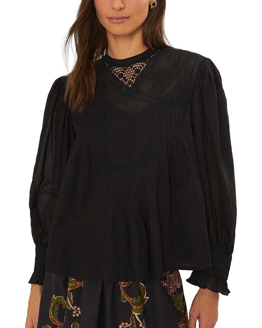 Farm Rio Blouse In Black