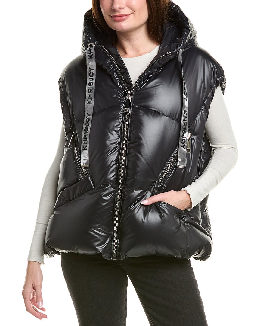 Khrisjoy Puffer Down Vest In Black