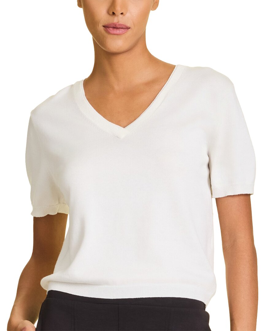 Alala Vida Knit T-shirt In White