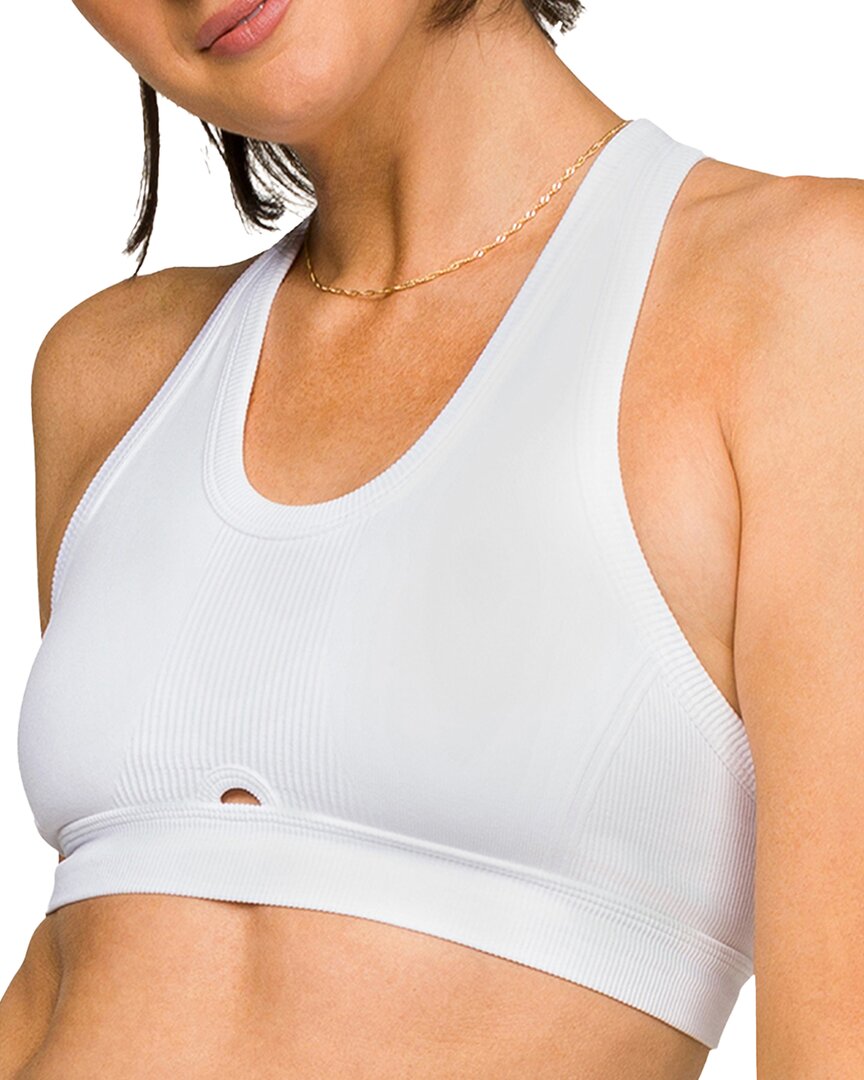 Alala Barre Racer Bra In White