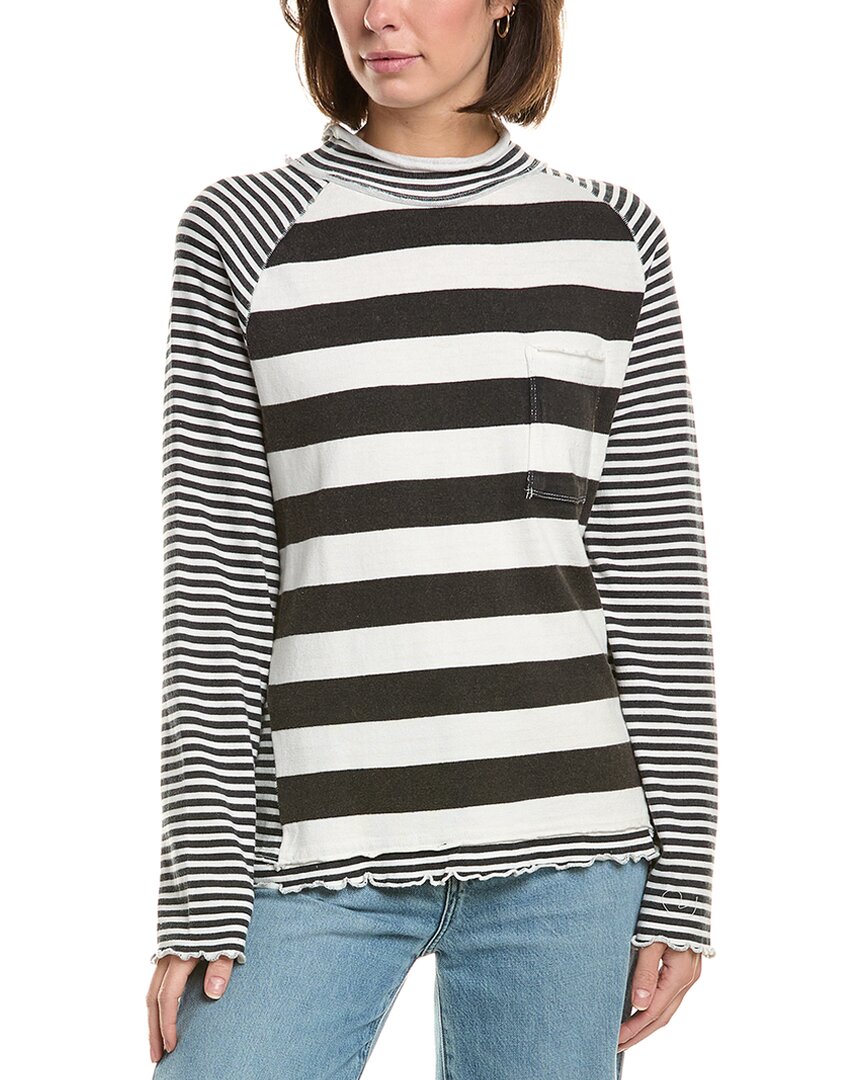 Free People We The Free Punk Playful T-shirt In Black