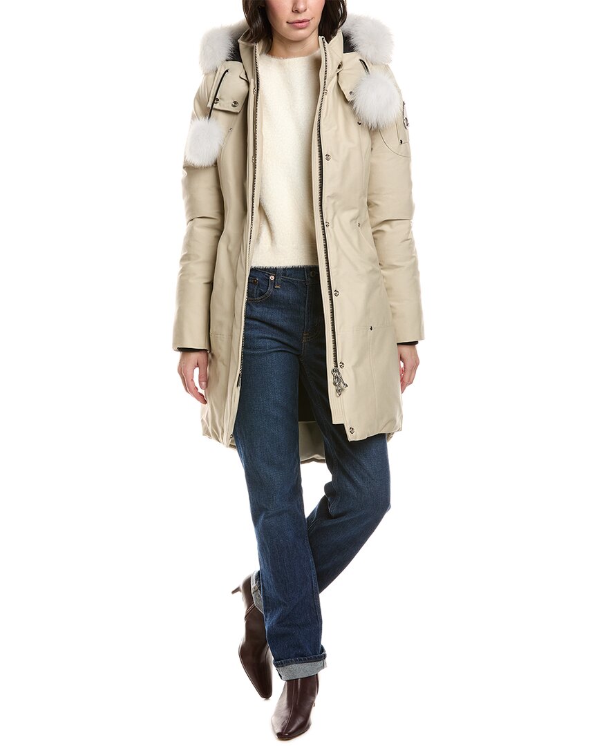Moose Knuckles Stirling Parka In Neutral